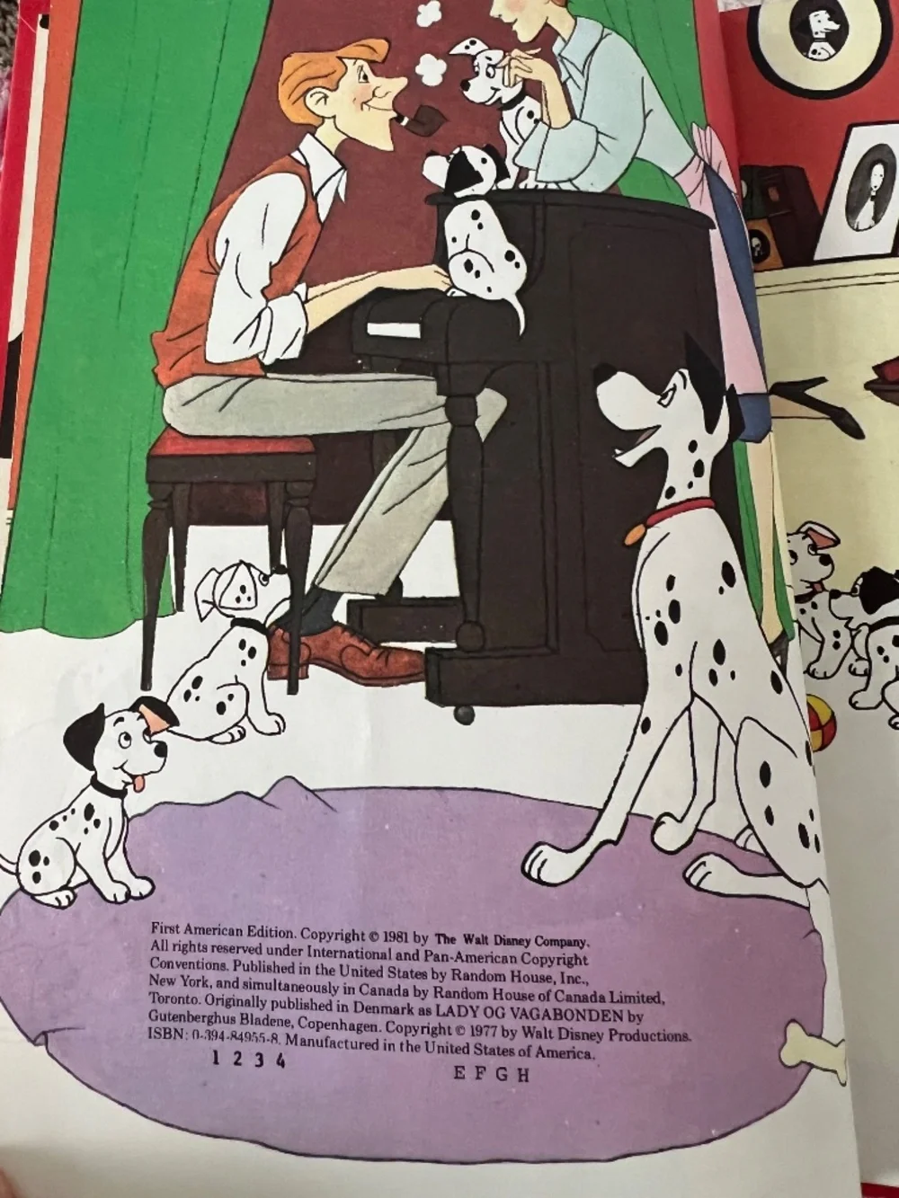 Vintage 101 Dalmatian set Pongo, Pup & 101 Dalmatians Hardcover Book